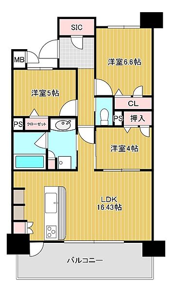 間取りを拡大表示