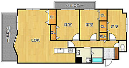 マテール穴生 3LDKの間取図画像
