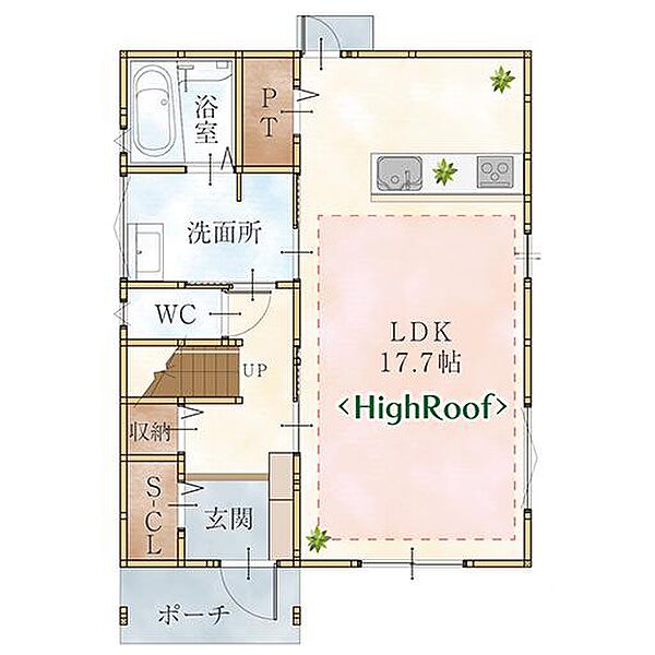 間取りを拡大表示