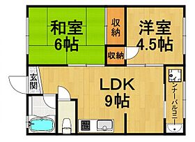 島上マンション　北棟  ｜ 兵庫県宝塚市泉町（賃貸マンション2LDK・2階・40.00㎡） その2