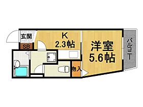 林ビル  ｜ 兵庫県西宮市今津久寿川町（賃貸マンション1K・1階・25.00㎡） その2