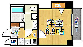 兵庫県尼崎市神田北通6丁目（賃貸マンション1K・6階・22.96㎡） その2