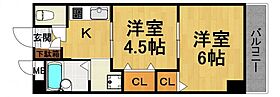 兵庫県西宮市城ケ堀町（賃貸マンション2K・5階・31.12㎡） その2