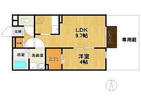 ウィッチ  ｜ 兵庫県伊丹市南鈴原1丁目（賃貸アパート1LDK・1階・35.18㎡） その2