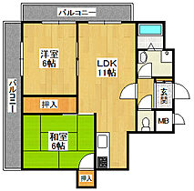 ファミール根津  ｜ 兵庫県宝塚市清荒神1丁目（賃貸マンション2LDK・3階・49.17㎡） その2