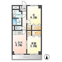 ヴィヴレ33 1SLDKの間取図画像
