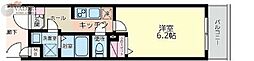 Pinky 1Kの間取図画像