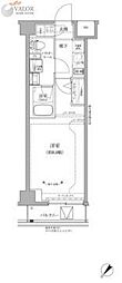 RELUXIA GRANDE 川崎大師公園 1Kの間取図画像