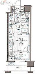 デュオステージ横濱桜木町 1LDKの間取図画像
