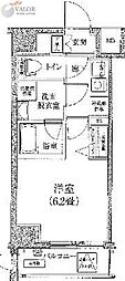 アイル横浜NORTH 1Kの間取図画像