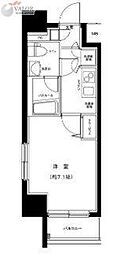 グランフォース横浜伊勢佐木町 1Kの間取図画像