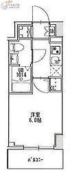 S-RESIDENCE妙蓮寺 1Kの間取図画像