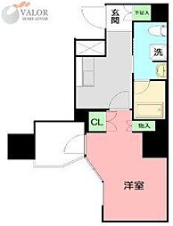 グランレーヴ横濱1 1Kの間取図画像