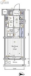 (仮)大口PJ 1Kの間取図画像