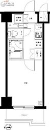 ルーブル川崎 1Kの間取図画像
