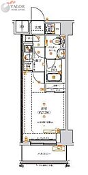 スパシエ東神奈川 1Kの間取図画像