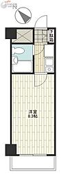 モンテベルデ横浜中央 ワンルームの間取図画像