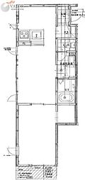 MUTENKA紡ぐ ワンルームの間取図画像