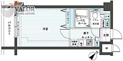 フェニックス新横濱エオール 1Kの間取図画像