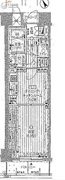アール・ケープラザ新横浜3 1DKの間取図画像