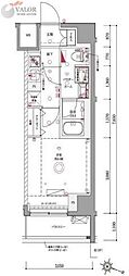 OMNIA FRAME 横濱吉野町 1Kの間取図画像