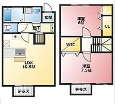 グランメールM 102 ｜ 静岡県駿東郡清水町久米田124-12（賃貸アパート2LDK・1階・65.58㎡） その2