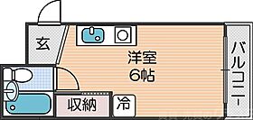 粉浜ハイツ  ｜ 大阪府大阪市住之江区粉浜1丁目（賃貸マンション1R・5階・16.41㎡） その2