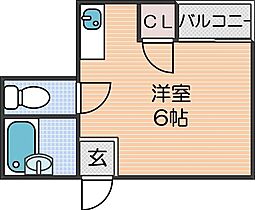 サクセスコート  ｜ 大阪府大阪市住之江区東加賀屋4丁目（賃貸マンション1R・4階・18.00㎡） その2