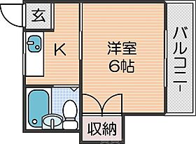 ハイツ清水丘  ｜ 大阪府大阪市住吉区清水丘2丁目（賃貸マンション1K・5階・17.00㎡） その2