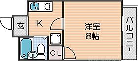 レジデンスアン  ｜ 大阪府大阪市住吉区墨江4丁目（賃貸マンション1K・3階・20.74㎡） その2