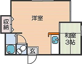 マンションイレブン  ｜ 大阪府大阪市西成区岸里2丁目（賃貸マンション1K・2階・13.32㎡） その2