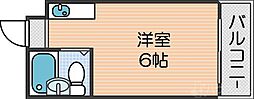 ギャレ山王 ワンルームの間取図画像
