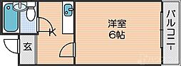MKマンション 1Kの間取図画像