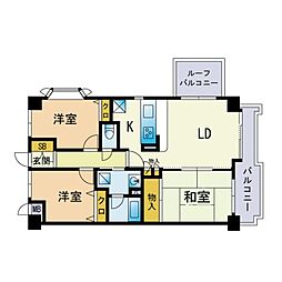 間取図画像 3LDK
