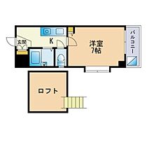 ボヌール桜坂1 302 ｜ 福岡県福岡市中央区谷１丁目6番18号（賃貸アパート1K・3階・18.09㎡） その2