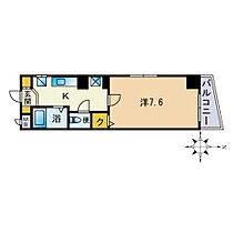 パークハイム大濠 607 ｜ 福岡県福岡市中央区荒戸３丁目1番13号（賃貸マンション1K・6階・24.40㎡） その2