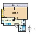 コーポ大濠3階6.3万円