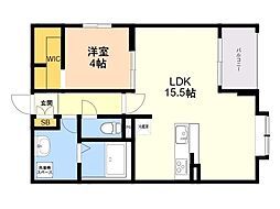 レトワール今川 1LDKの間取図画像