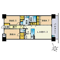 物件の間取り