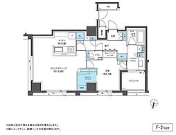 CLUBNEXUS大濠西 1LDKの間取図画像