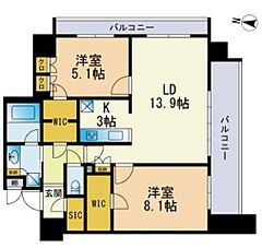物件の間取り