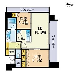 物件の間取り