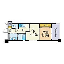 赤坂ランドマークタワー 1101 ｜ 福岡県福岡市中央区赤坂１丁目15番30号（賃貸マンション2K・11階・24.18㎡） その2