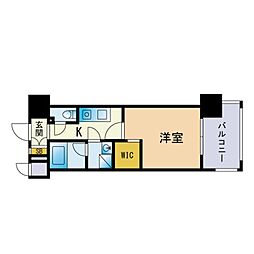 間取図画像 1K