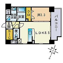 間取図画像 1LDK