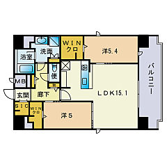 物件の間取り