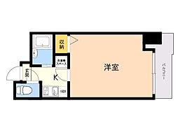 エステート・モア舞鶴 1Kの間取図画像