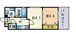 赤坂ランドマークタワー 2Kの間取図画像