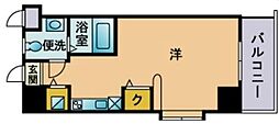 エンクレスト舞鶴 ワンルームの間取図画像