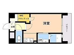 iNSHAPE港 ワンルームの間取図画像